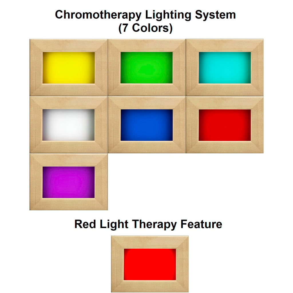 Dynamic Veneto 1-Person Low EMF FAR Infrared Sauna - Chromotherapy LED Lighting
