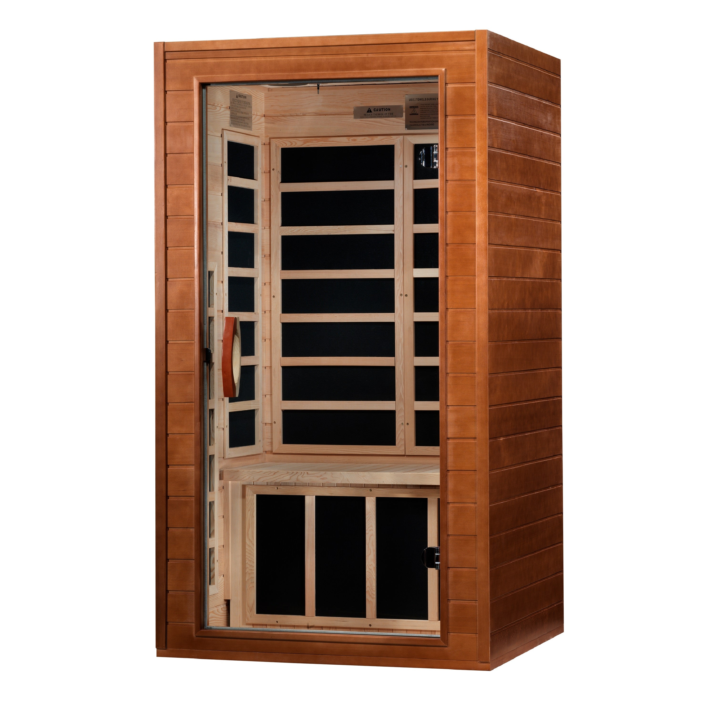 Dynamic "Avila" 1-2 Person Ultra Low EMF FAR IR Sauna (DYN-6103-01 Elite)