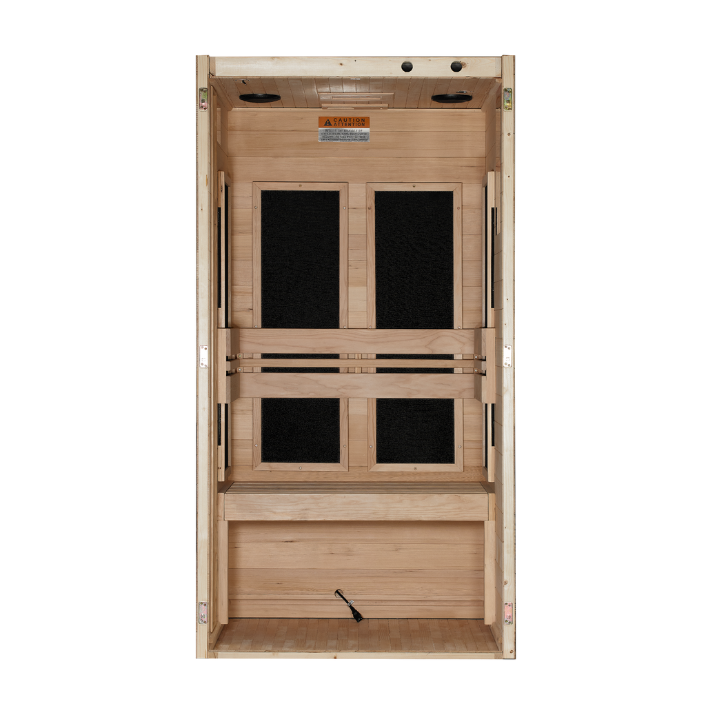 Dynamic "Veneto" 1-2 Person Ultra Low EMF FAR IR Sauna (DYN-6115-05 Elite)