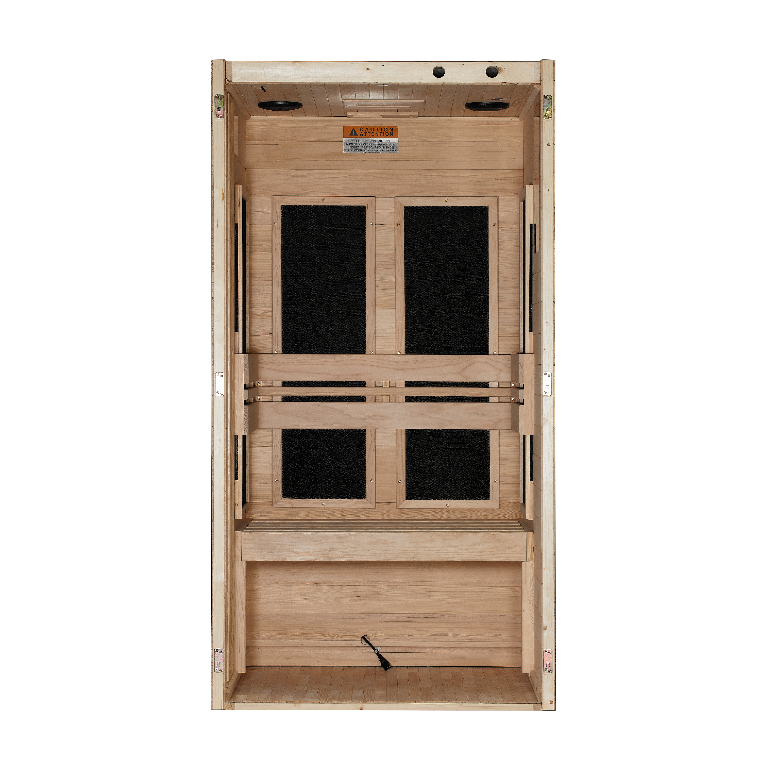 Dynamic "Veneto" 1-2 Person Ultra Low EMF FAR IR Sauna (DYN-6115-05 Elite)