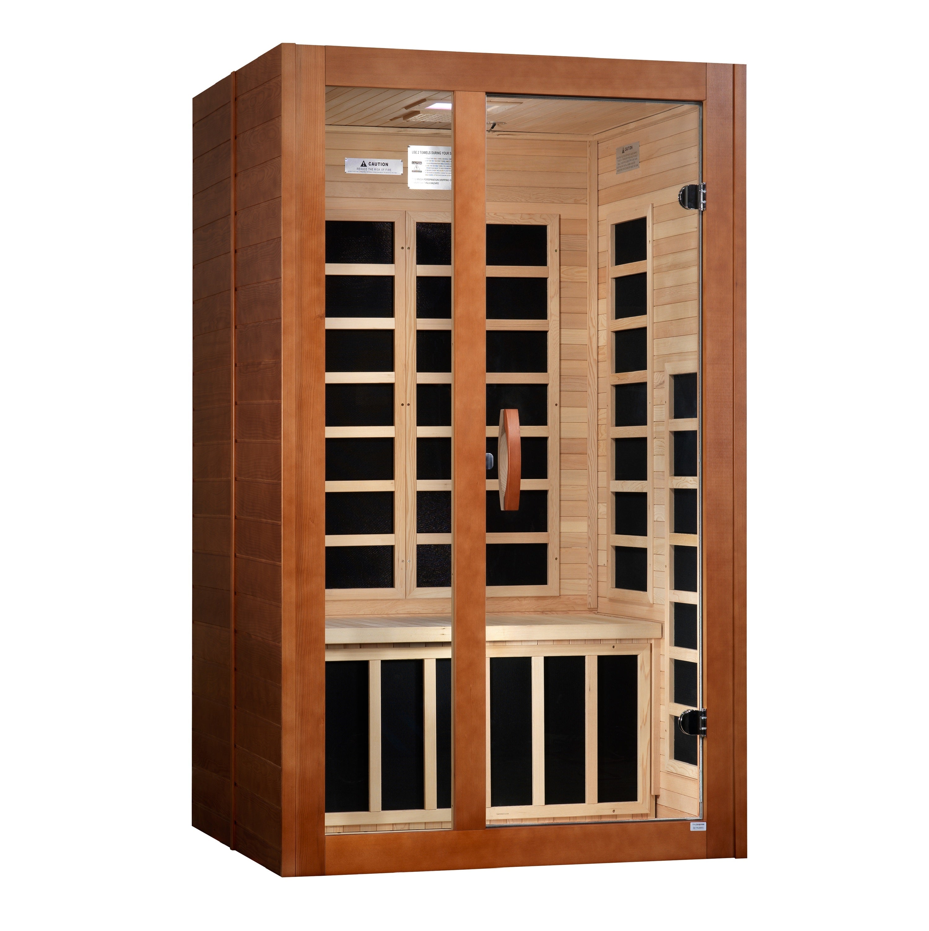 Dynamic "Santiago" 2 Person Ultra Low EMF FAR IR Sauna (DYN-6209-02 Elite)