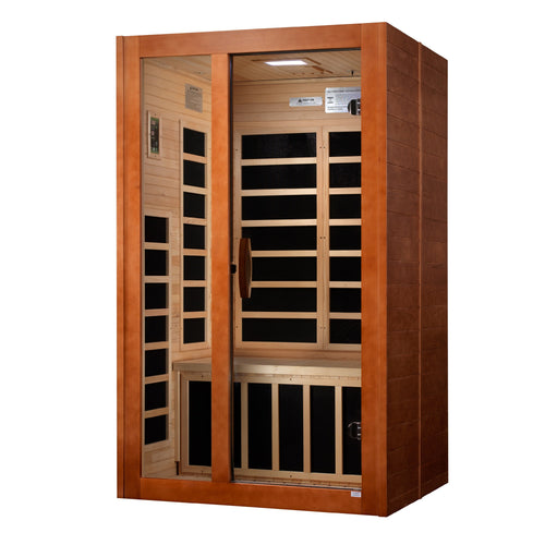 Dynamic "Santiago" 2 Person Ultra Low EMF FAR IR Sauna (DYN-6209-02 Elite)