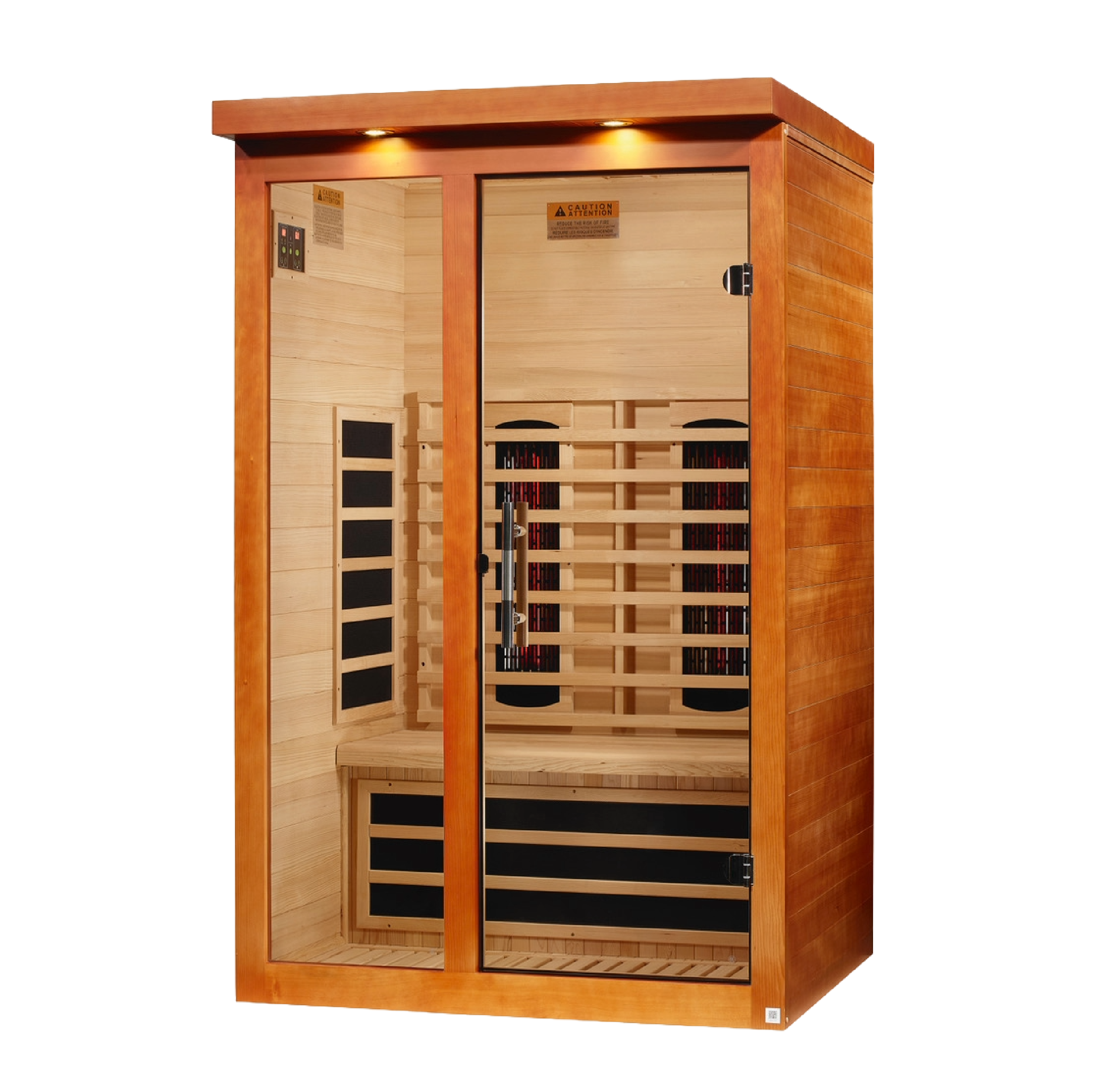 Dynamic "Llumeneres" 2 Person Full Spectrum Near Zero EMF FAR IR Sauna (DYN-6215-03 FS)