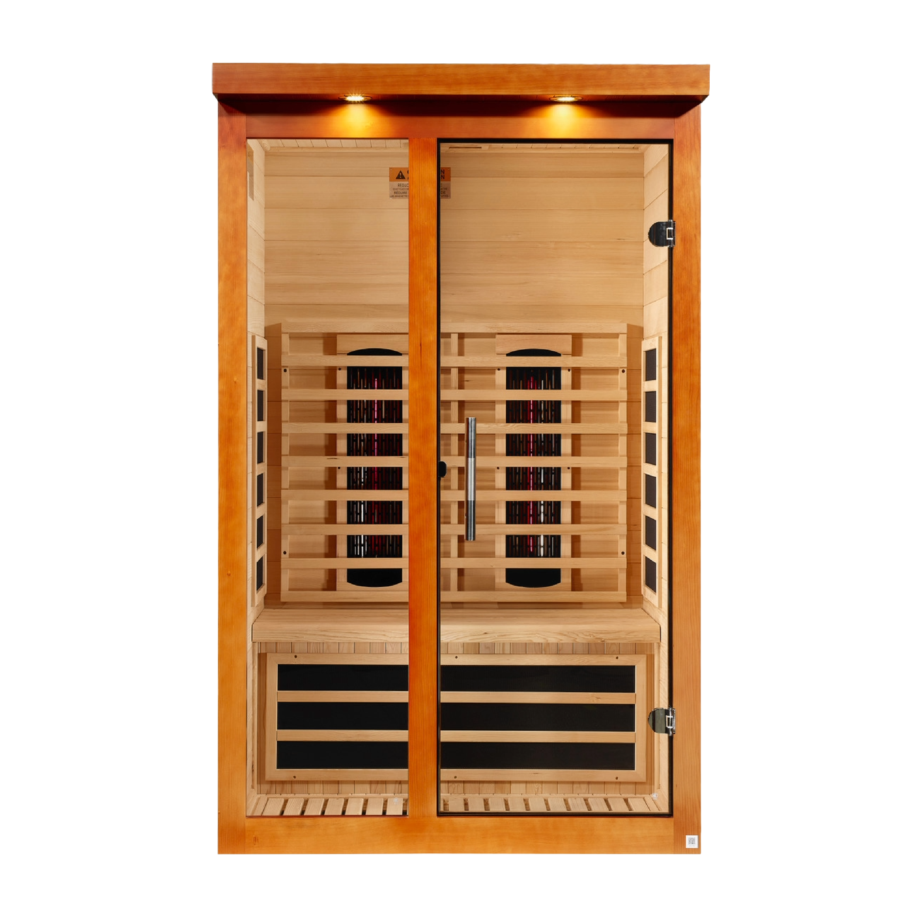 Dynamic "Llumeneres" 2 Person Full Spectrum Near Zero EMF FAR IR Sauna (DYN-6215-03 FS)