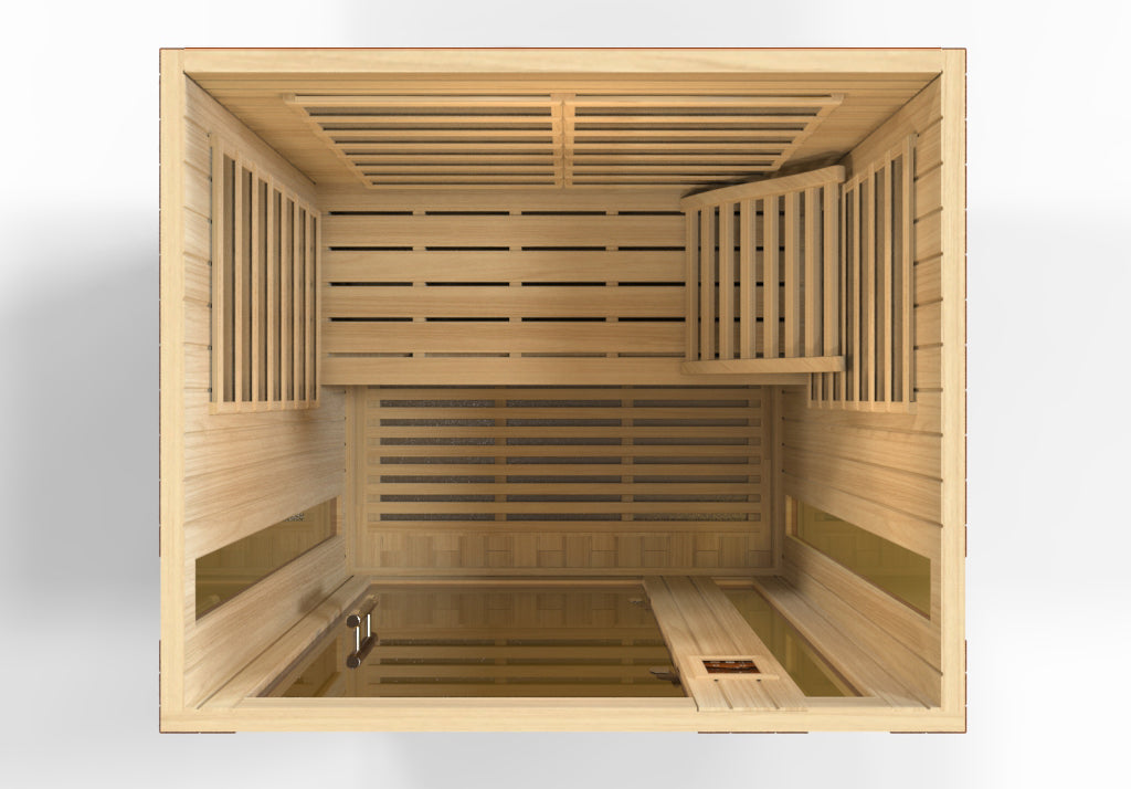Dynamic Vittoria Elite 2-Person Ultra Low EMF FAR Infrared Sauna - View 3
