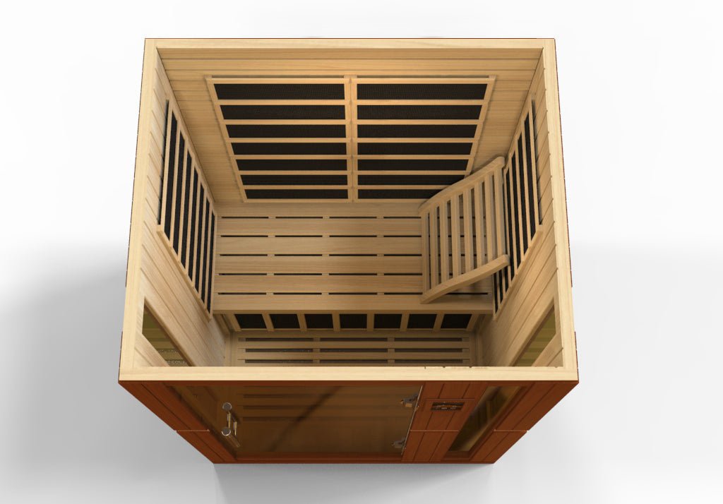 Dynamic Vittoria Elite 2-Person Ultra Low EMF FAR Infrared Sauna - View 4