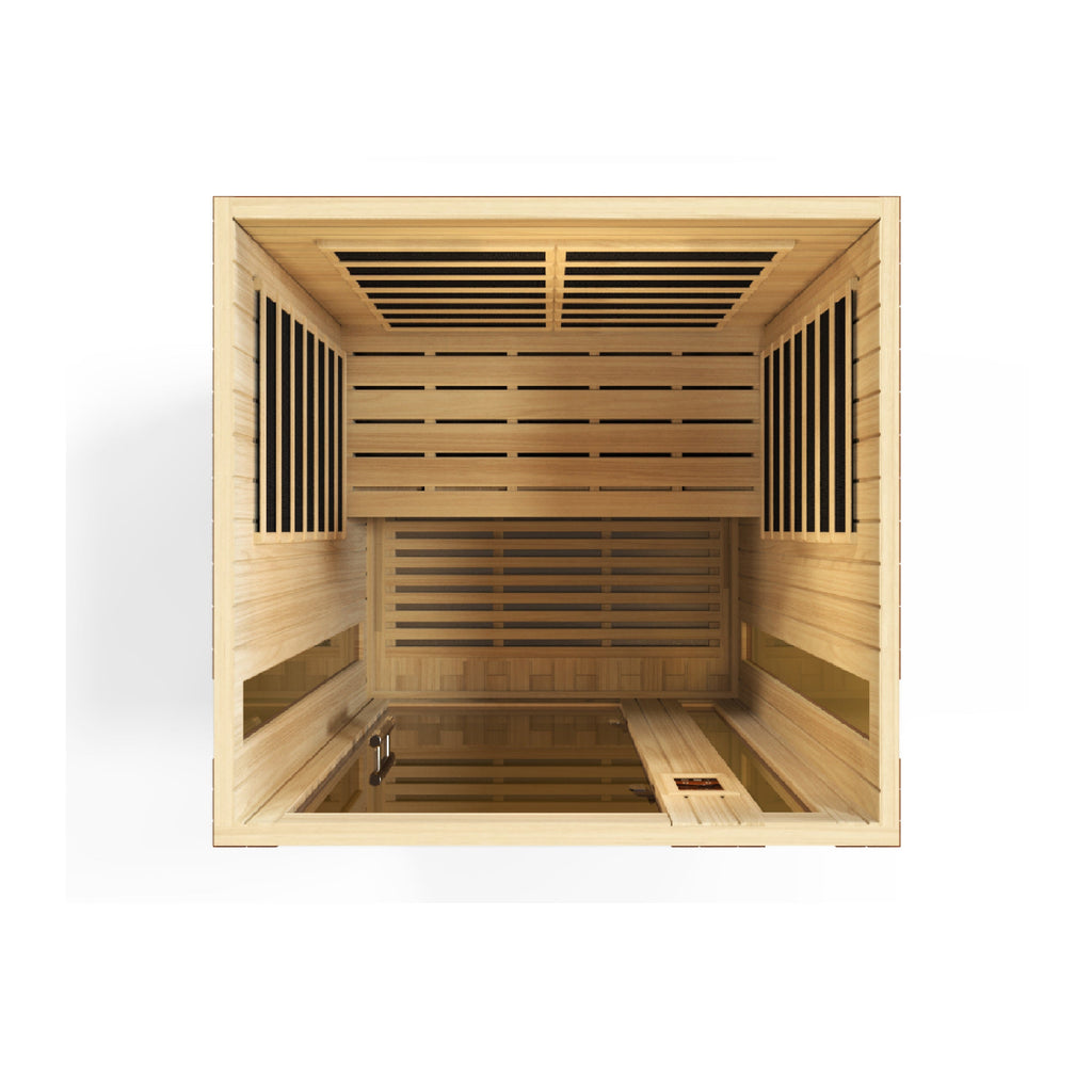 Dynamic "Vittoria" 2 Person Low EMF Far IR Sauna (DYN-6220-01)