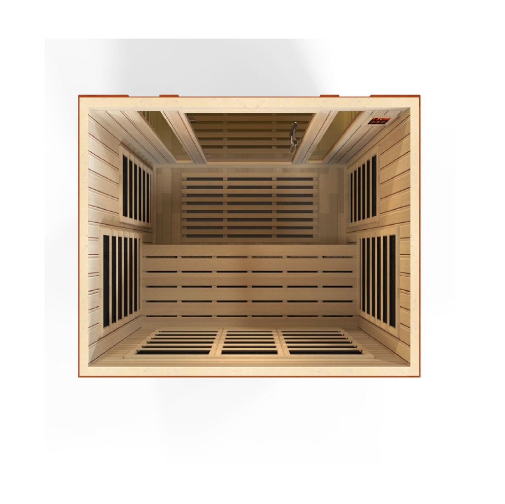 Dynamic "Bellagio" 3 Person Low EMF Far IR Sauna (DYN-6306-02)