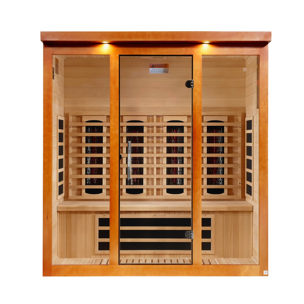 Dynamic Vila Grande 4 Person Full Spectrum Near Zero EMF FAR IR Sauna (DYN-6415-03 FS)