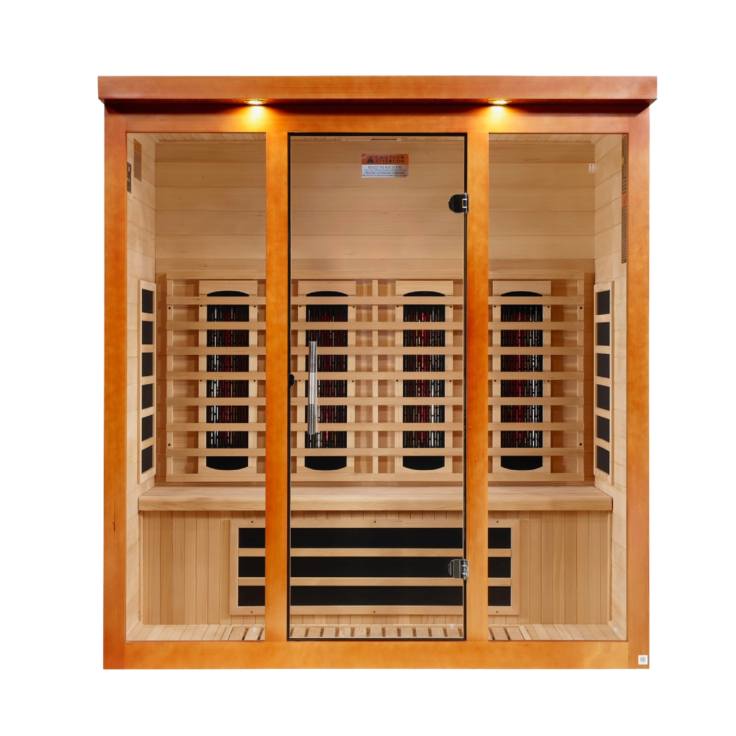 Dynamic Vila Grande 4 Person Full Spectrum Near Zero EMF FAR IR Sauna (DYN-6415-03 FS)