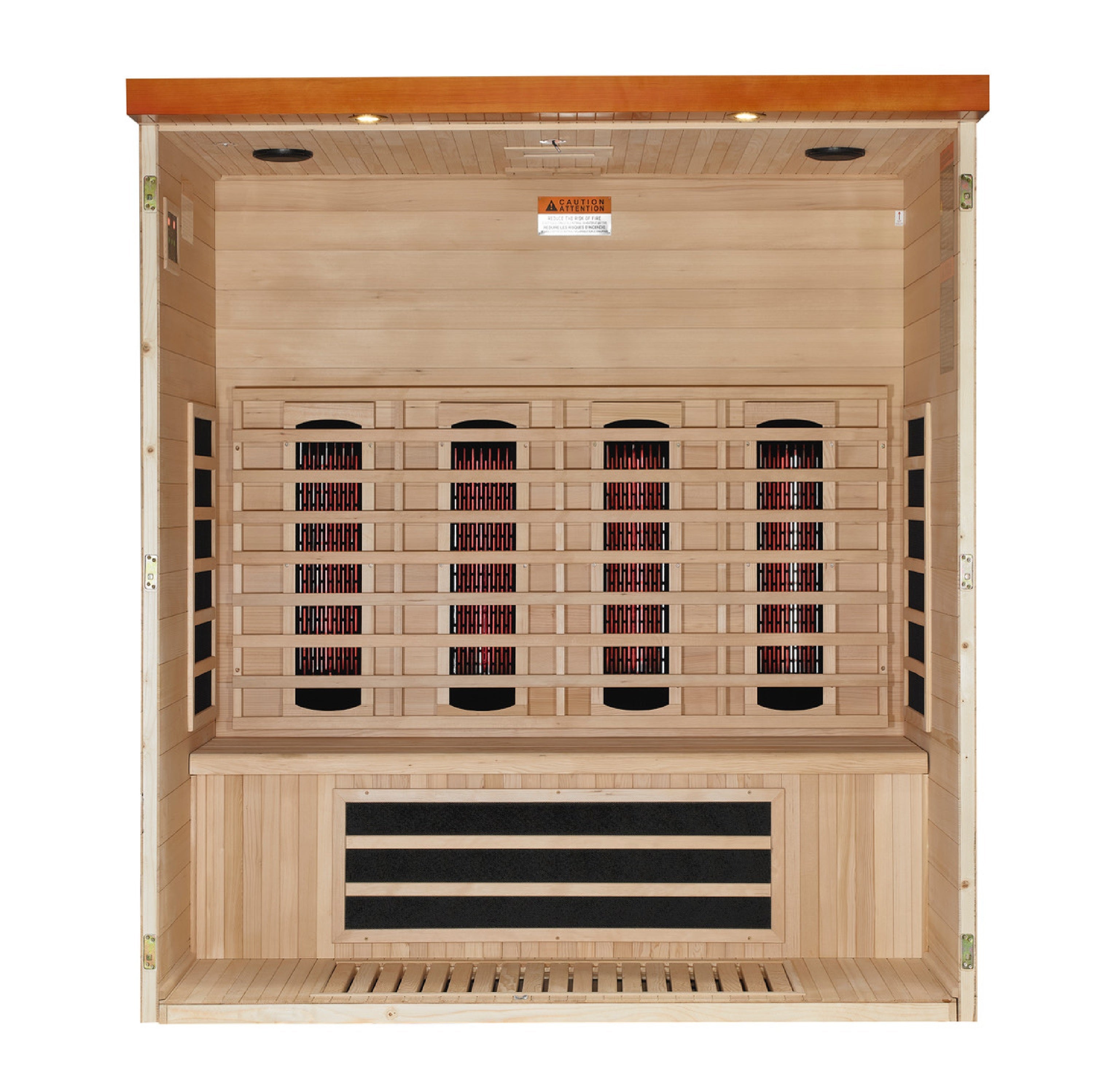 Dynamic Vila Grande 4 Person Full Spectrum Near Zero EMF FAR IR Sauna (DYN-6415-03 FS)