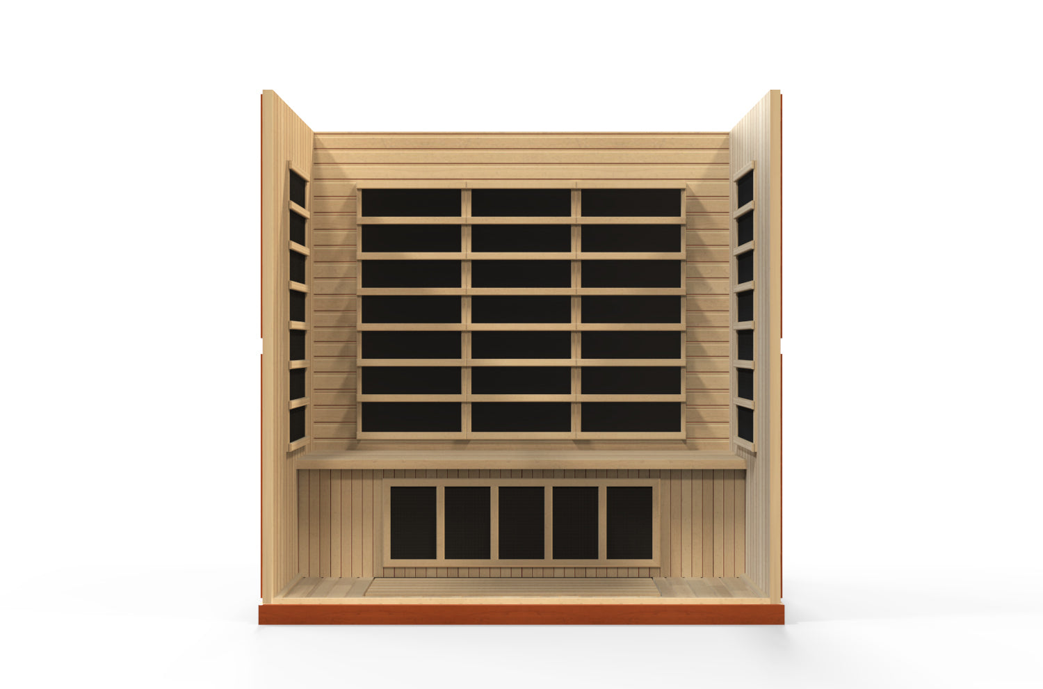Dynamic Bergamo Elite 4-Person Ultra Low EMF FAR Infrared Sauna - View 2