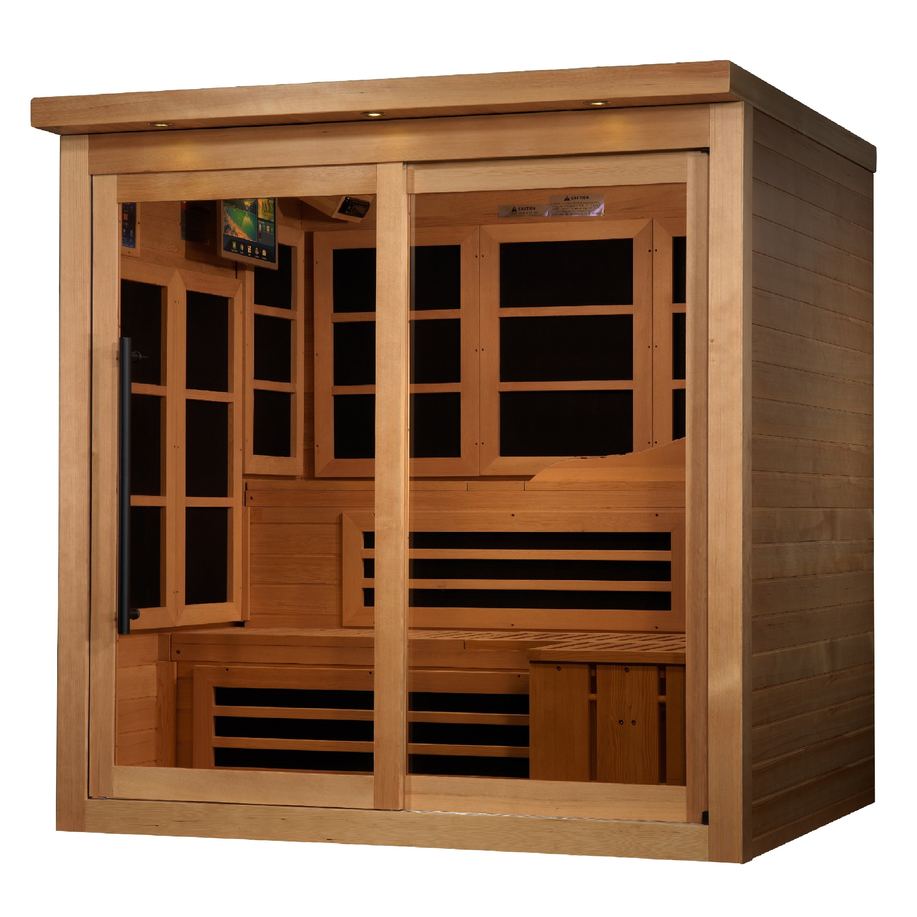 Golden Designs 6 Person Near Zero EMF Far IR Sauna (GDI-6996-02 Elite)