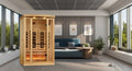 Golden Designs Salt, Full-Spectrum 2-Person Near-Zero EMF FAR Infrared Sauna