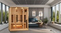 Golden Designs Salt, Full-Spectrum 3-Person Near-Zero EMF FAR Infrared Sauna