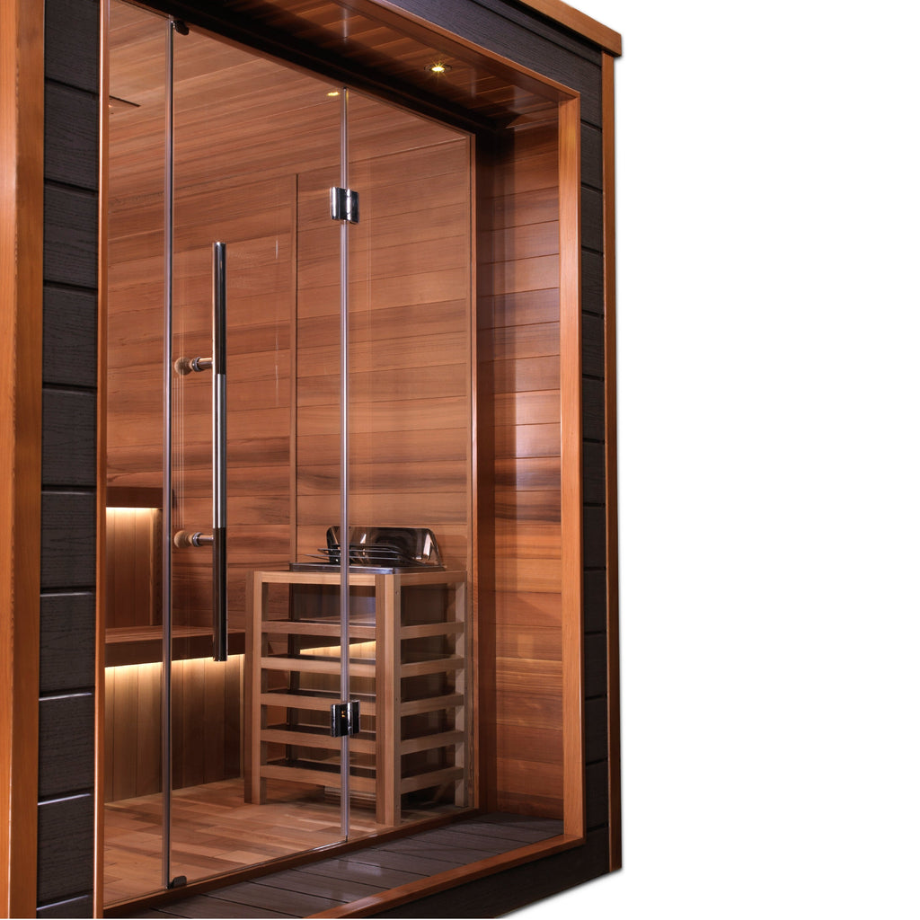 Golden Designs "Bergen" 6 Person Outdoor-Indoor Traditional Sauna (GDI-8206-01)