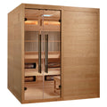 2025 Golden Designs "Toledo" 6 Person Hybrid Sauna (Indoor) Full Spectrum and Harvia Traditional Stove (GDI-8360-01)