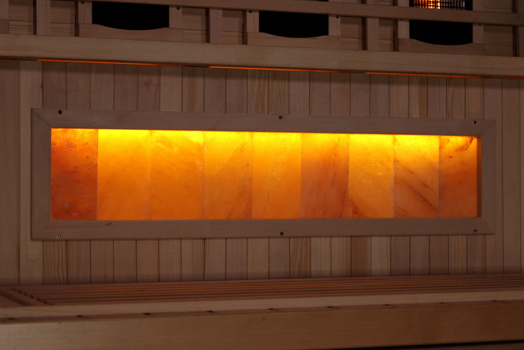 Golden Designs Salt, Full-Spectrum 1-2 Person Near-Zero EMF FAR Infrared Sauna
