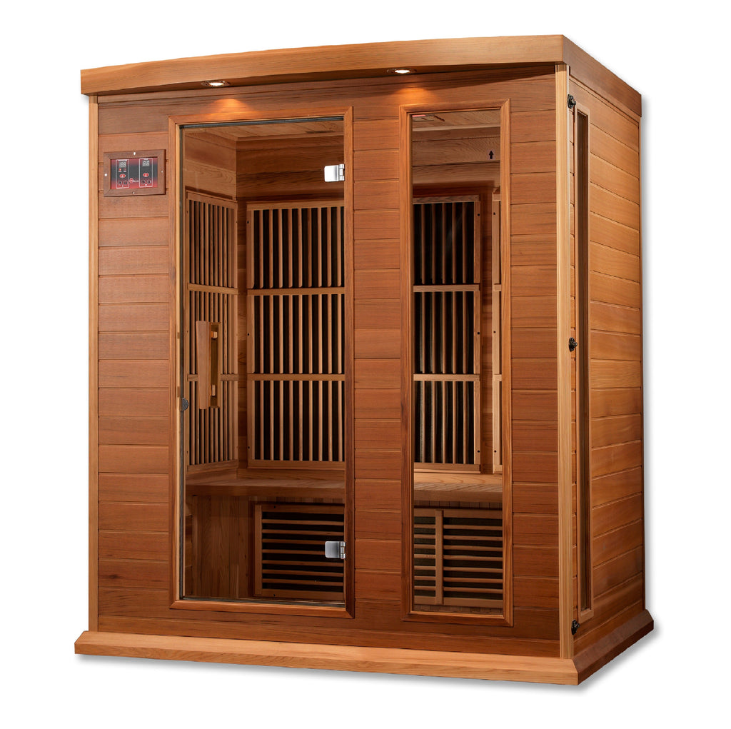 Maxxus "Montilemar" 3 Person Near Zero EMF FAR IR Sauna (MX-K306-01-ZF CED)