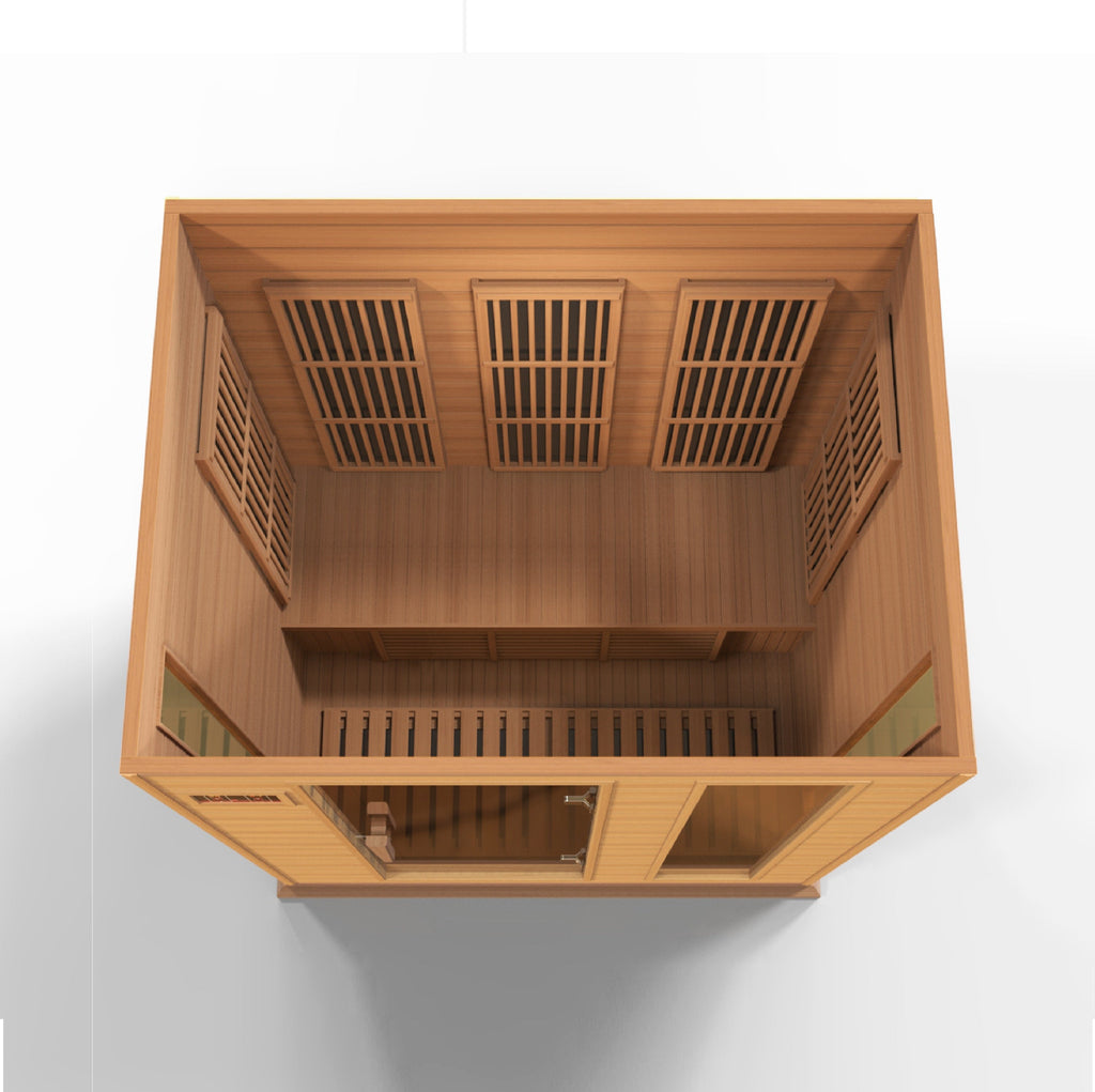 Maxxus 3 Person Low EMF FAR IR Sauna (MX-K306-01-CED)