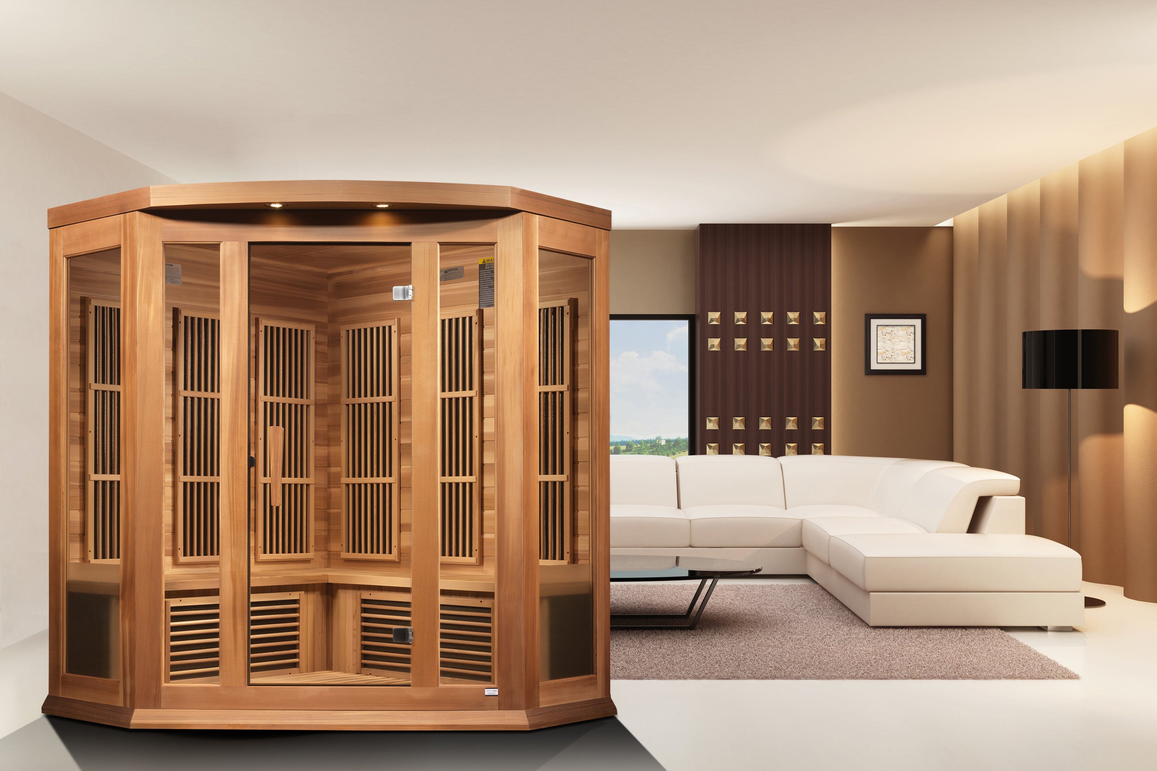 Maxxus 3 Person Low EMF FAR IR Sauna (MX-K356-01 CED)