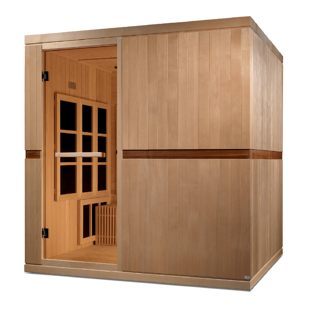 Golden Designs Catalonia 8-Person Near-Zero EMF Full Spectrum Infrared Sauna