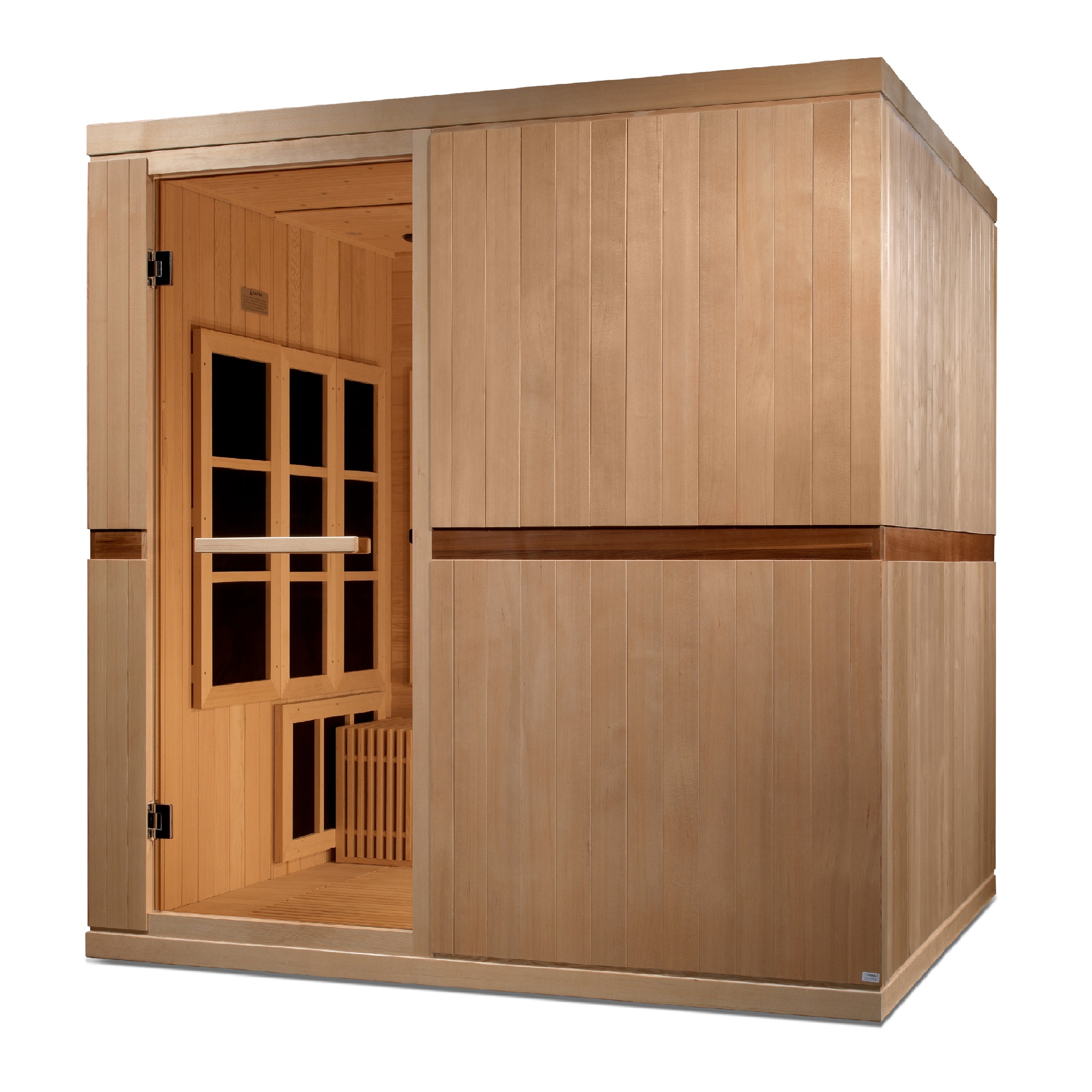 Golden Designs Catalonia 8-Person Near-Zero EMF Full Spectrum Infrared Sauna