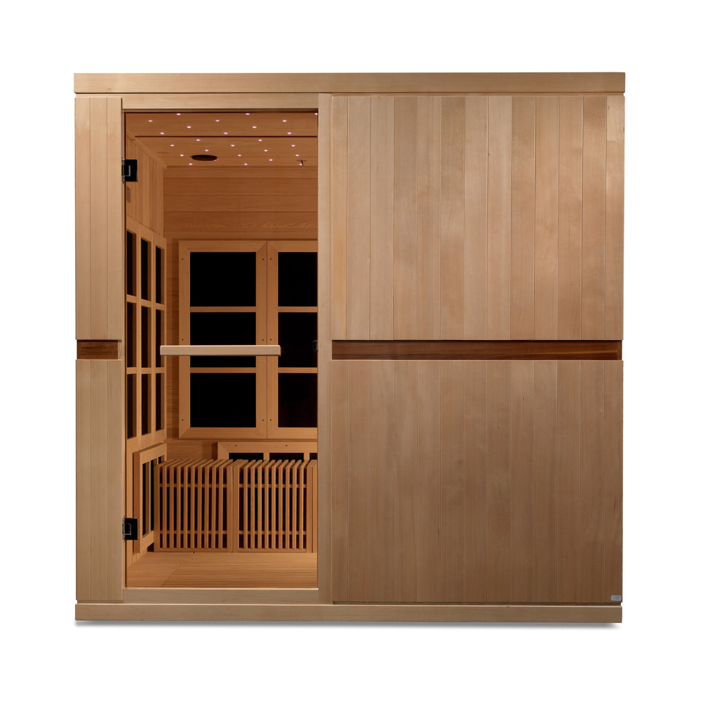 Golden Designs Catalonia 8-Person Near-Zero EMF Full Spectrum Infrared Sauna
