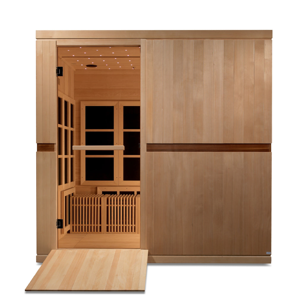 Golden Designs Catalonia 8-Person Near-Zero EMF Full Spectrum Infrared Sauna