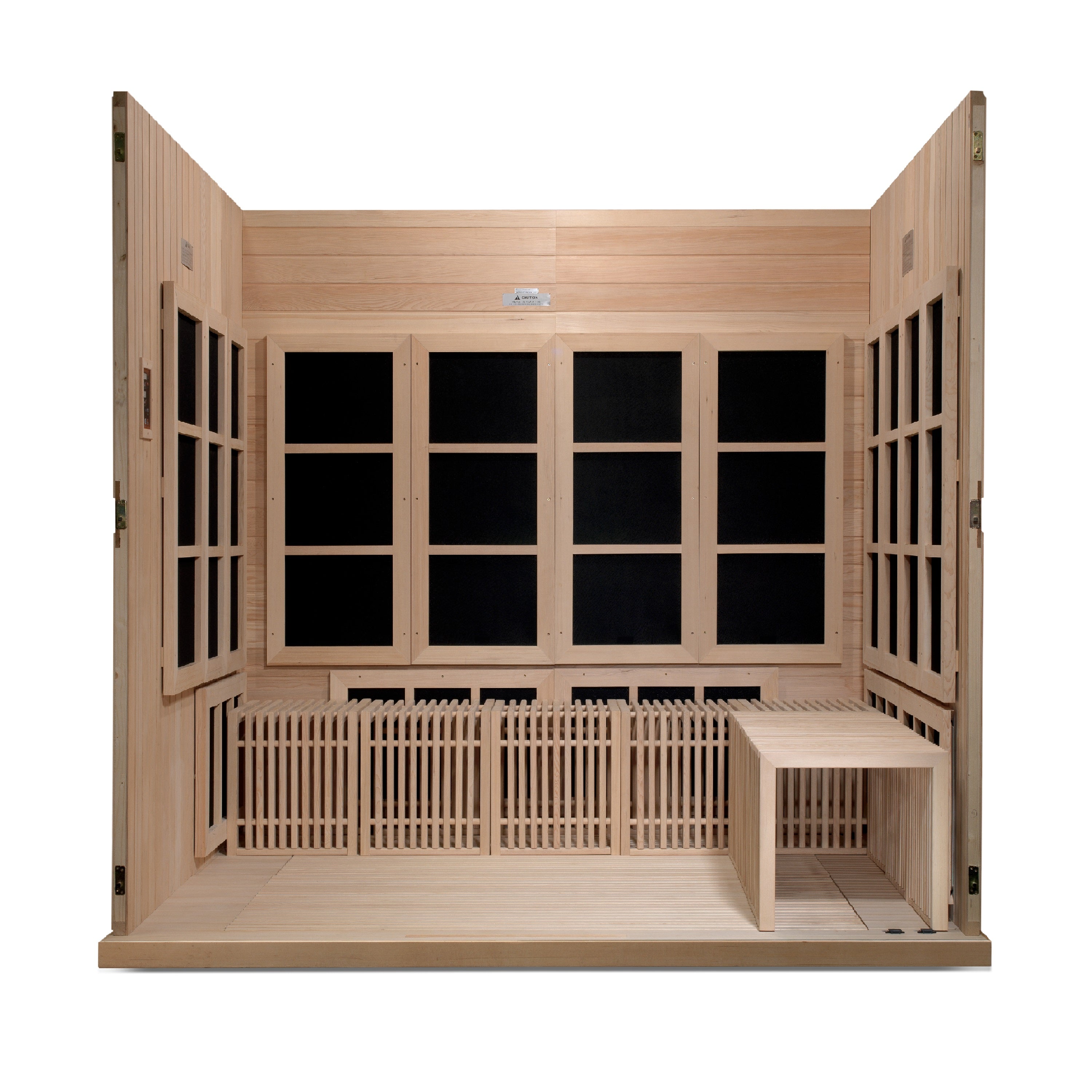 Golden Designs Catalonia 8-Person Near-Zero EMF Full Spectrum Infrared Sauna