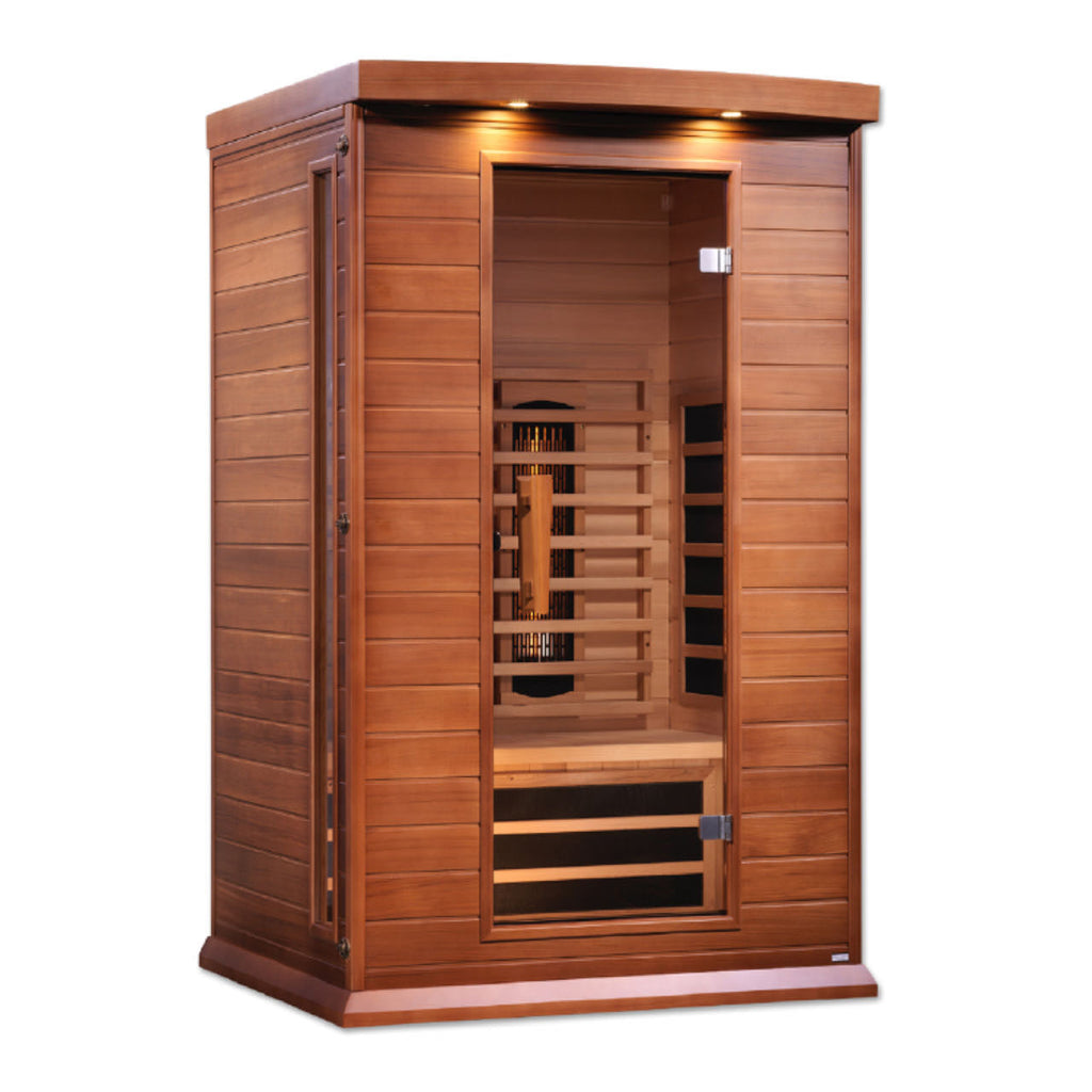 Maxxus 2-Person Full Spectrum Near-Zero EMF Infrared Sauna (Canadian Red Cedar)