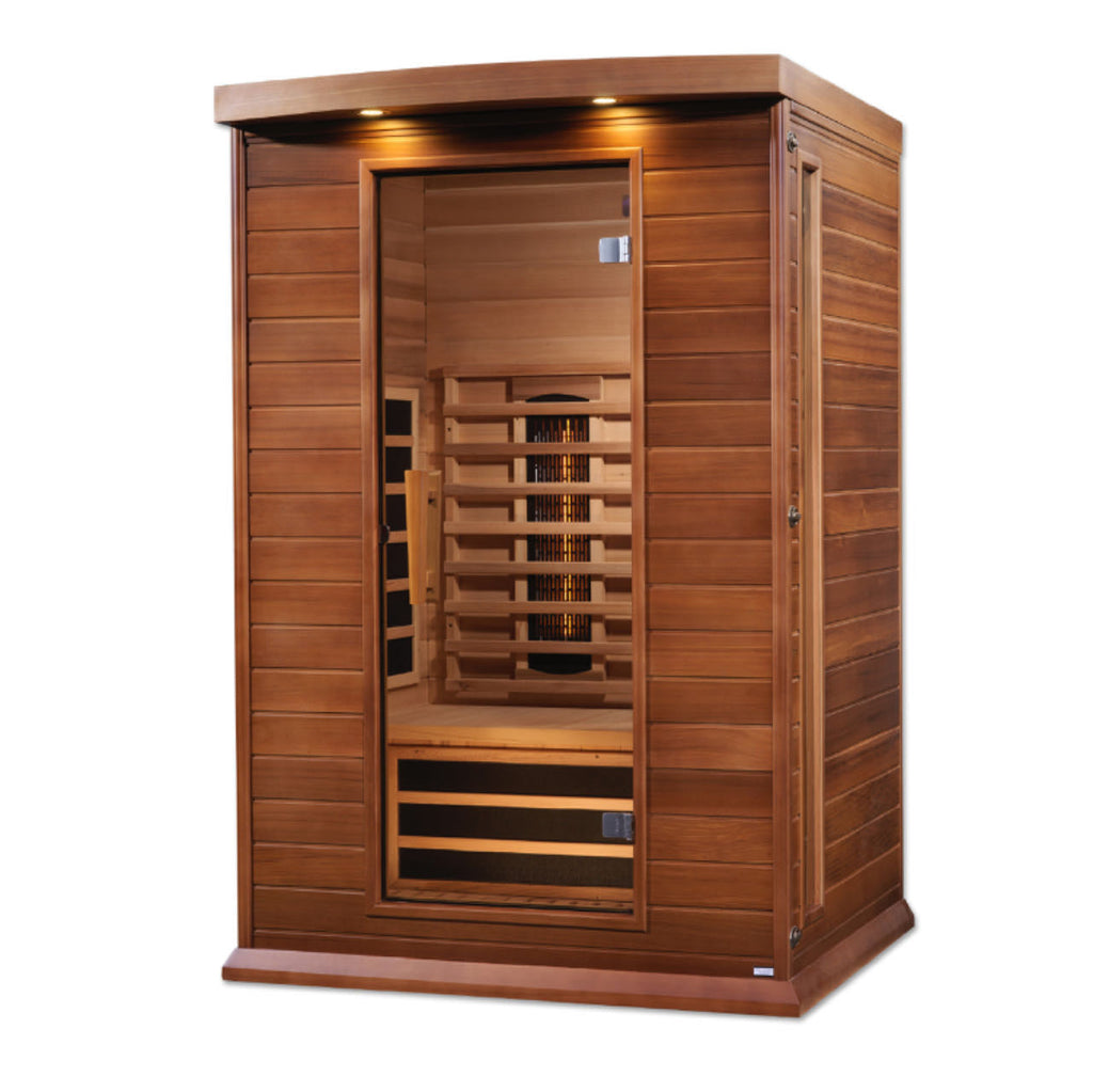 Maxxus 2-Person Full Spectrum Near-Zero EMF Infrared Sauna (Canadian Red Cedar)