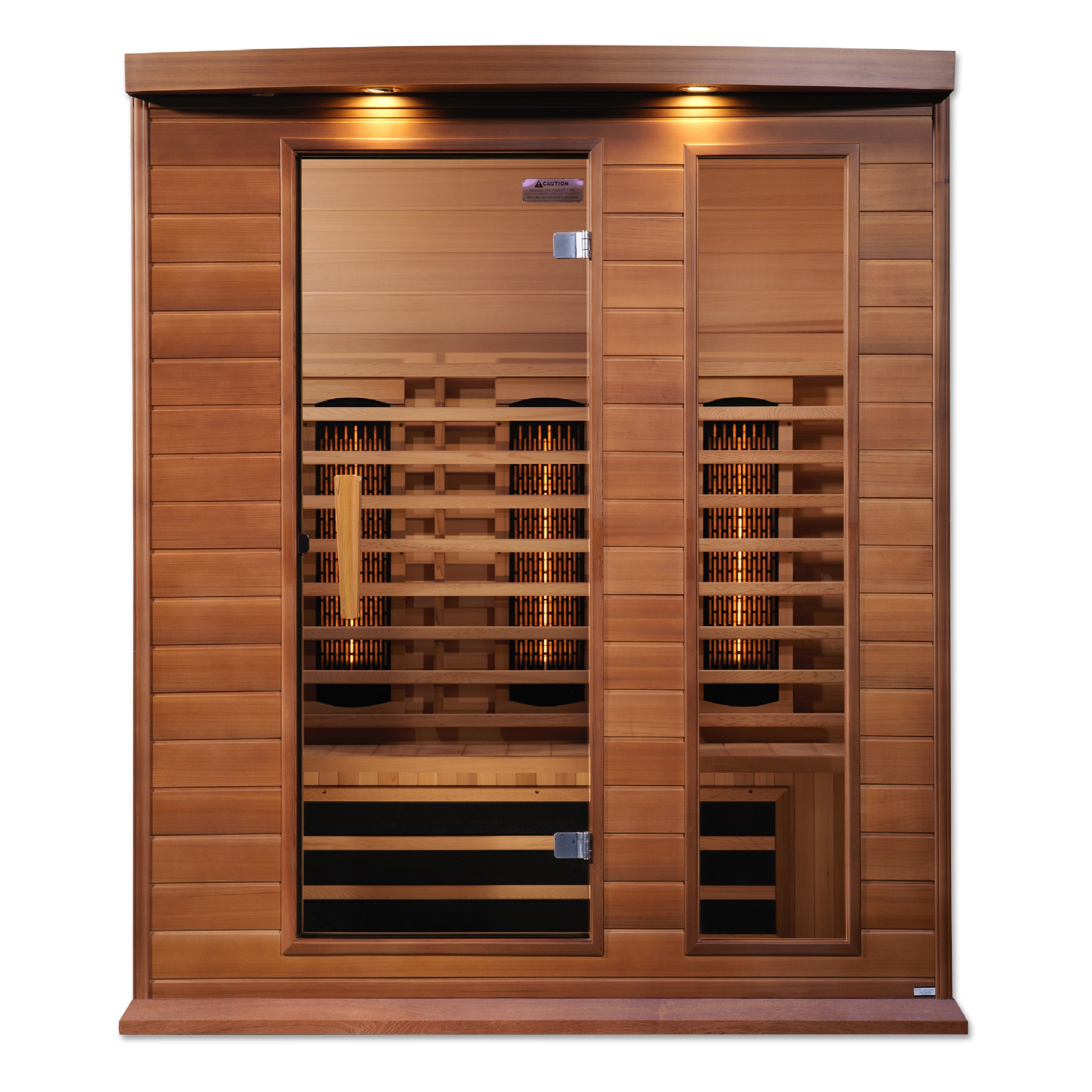 Maxxus 3-Person Full Spectrum Near-Zero EMF Infrared Sauna (Canadian Red Cedar)